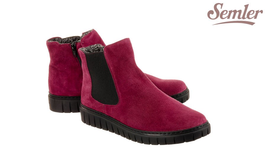 SEM MISSY BERRY ANKLE BOOTS - Crispins Shoes