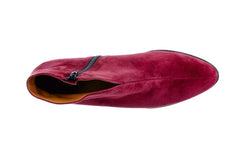 VIA KNOX BURGUNDY ANKLE BOOTS - Crispins Shoes