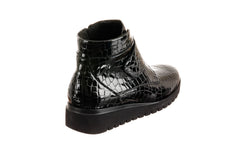 WAL DOOR BLACK ANKLE BOOTS