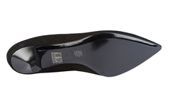 Mdf Pear Black Suede - Crispins Shoes