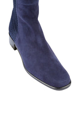 Mdf Shake Navy Suede - Crispins Shoes