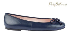 Pb Lychee Navy Leather - Crispins Shoes
