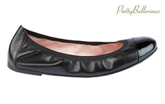 PB LADY BLACK BALLERINAS - Crispins Shoes