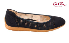 Ara Openwork Navy - Crispins Shoes