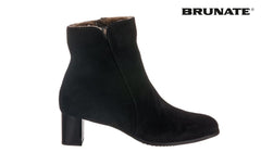 BR FLEECE BLACK ANKLE BOOTS - Crispins Shoes