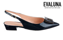 Eva Glaze Navy - Crispins Shoes