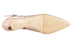 Eva Sling Nude Patent - Crispins Shoes