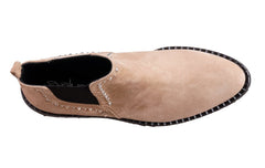 EVA STUDS TAUPE ANKLE BOOTS - Crispins Shoes