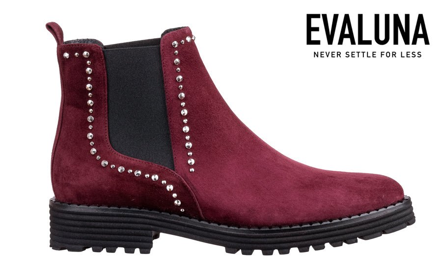EVA STUDS VINE ANKLE BOOTS - Crispins Shoes