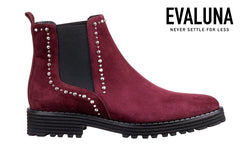 EVA STUDS VINE ANKLE BOOTS - Crispins Shoes