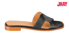 Hay Pleat Black - Crispins Shoes