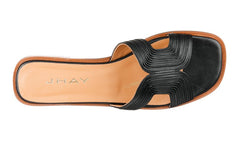 Hay Pleat Black - Crispins Shoes