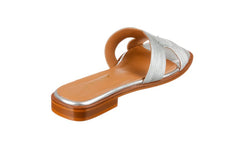 Hay Pleat Silver - Crispins Shoes