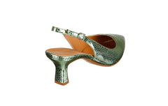 Mdf Brooch Green - Crispins Shoes