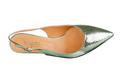 Mdf Brooch Green - Crispins Shoes