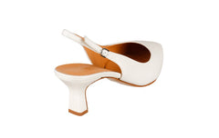 Mdf Brooch White - Crispins Shoes