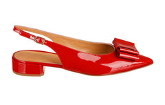 Mdf Lowbow Red - Crispins Shoes