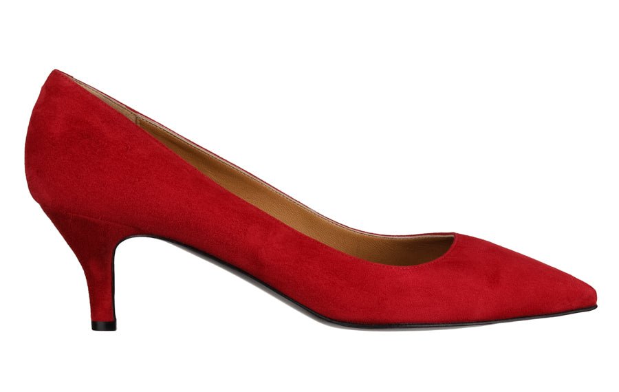 Mdf Pear Red Suede - Crispins Shoes