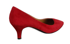 Mdf Pear Red Suede - Crispins Shoes
