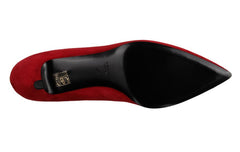 Mdf Pear Red Suede - Crispins Shoes