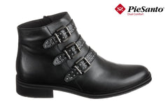 PIE BLONDIE BLACK ANKLE BOOTS - Crispins Shoes