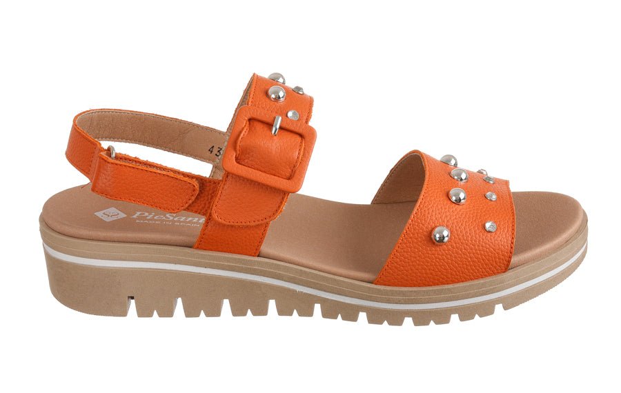 Pie Gemdot Orange - Crispins Shoes