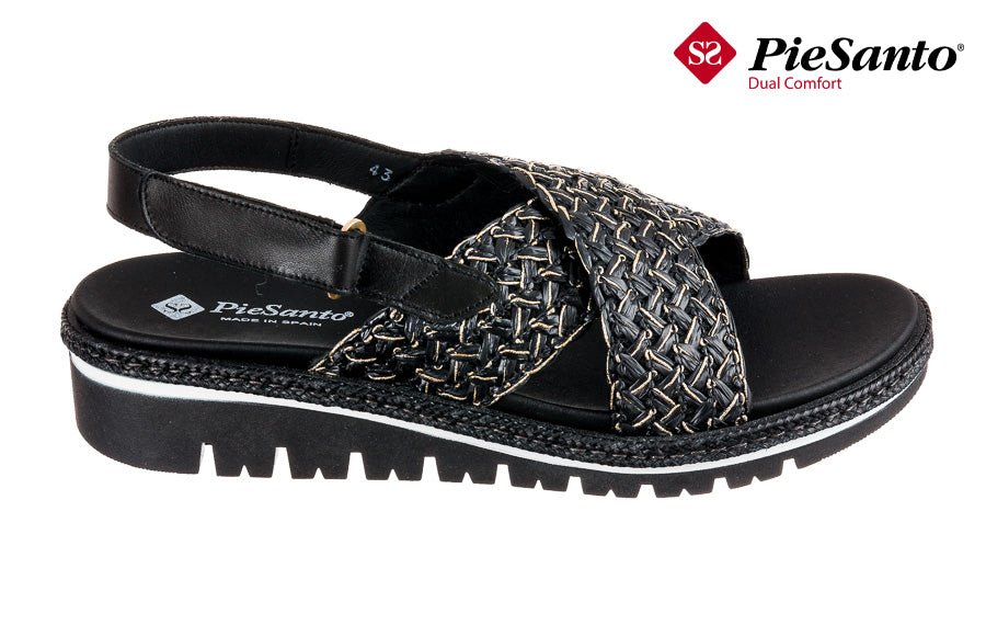 Pie Rafia Black - Crispins Shoes