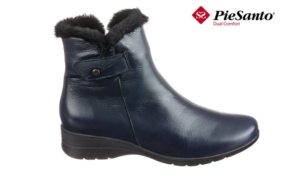 PIE WARMWINTER NAVY ANKLE - Crispins Shoes
