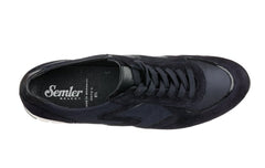 Sem Zigzag Navy - Crispins Shoes
