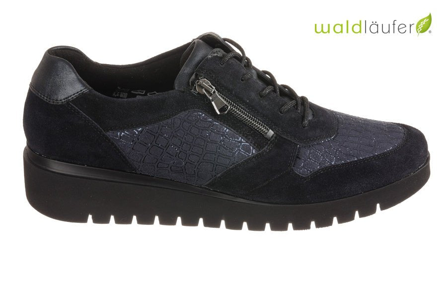 Wal Texture Navy - Crispins Shoes