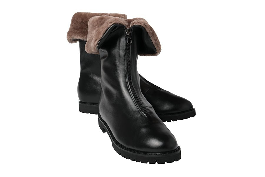 AM CADILLAC BLACK ANKLE BOOTS - Crispins Shoes