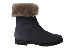 AM CADILLAC NAVY ANKLE BOOTS - Crispins Shoes