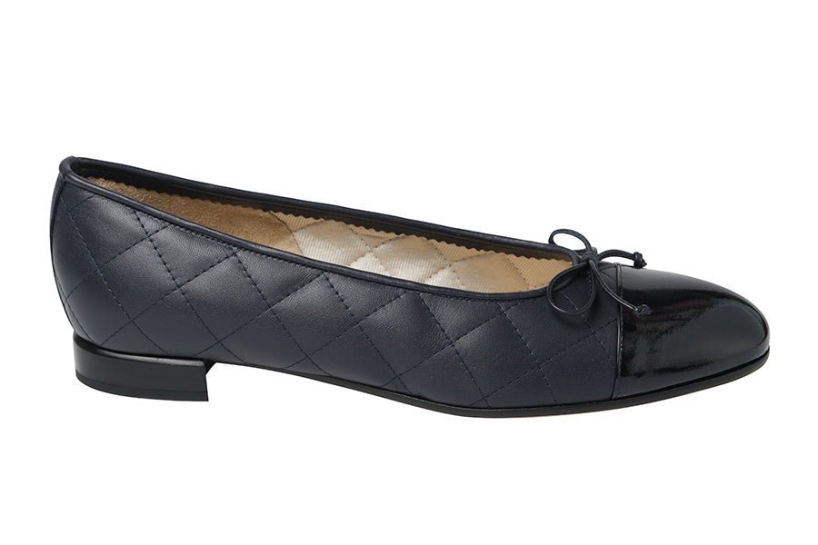 BR NADIYA NAVY BALLERINAS - Crispins Shoes