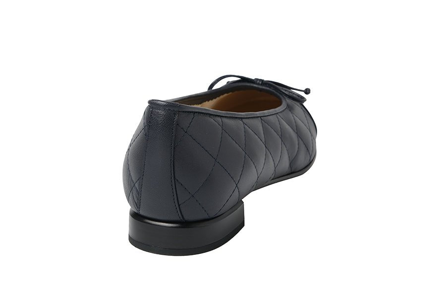 BR NADIYA NAVY BALLERINAS - Crispins Shoes