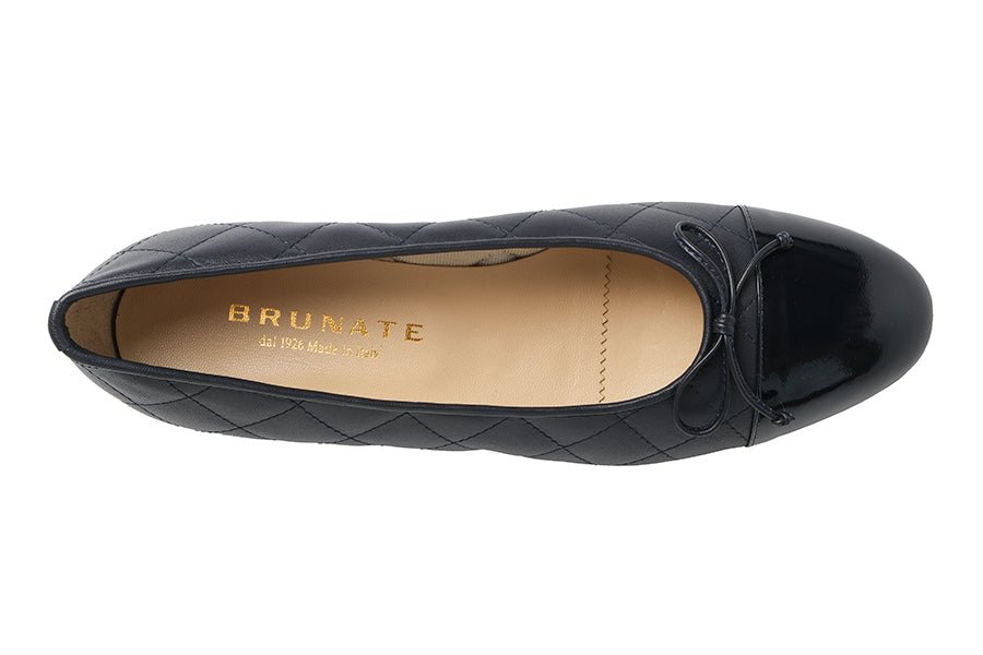 BR NADIYA NAVY BALLERINAS - Crispins Shoes