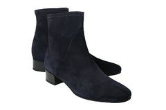 BR SOFTER NAVY ANKLE BOOTS