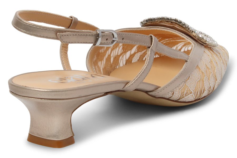 ELA LACEY GOLD - Crispins Shoes
