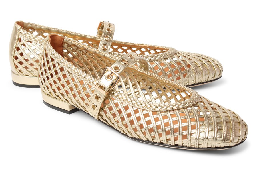 EVA BRUNETTE GOLD - Crispins Shoes