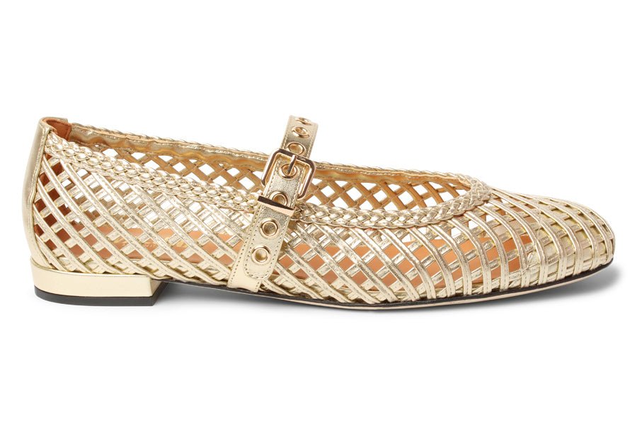 EVA BRUNETTE GOLD - Crispins Shoes