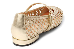 EVA BRUNETTE GOLD - Crispins Shoes