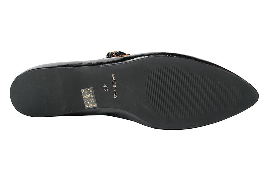 EVA ZORA BLACK BALLERINAS - Crispins Shoes