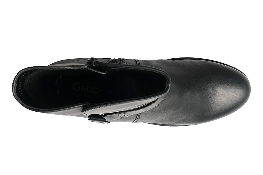 GAB MANTEL BLACK ANKLE BOOTS - Crispins Shoes