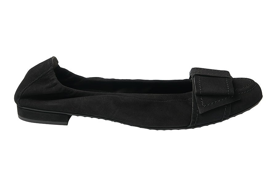 KEN FINN BLACK BALLERINAS - Crispins Shoes