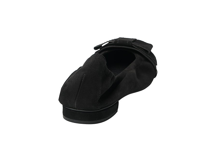 KEN FINN BLACK BALLERINAS - Crispins Shoes