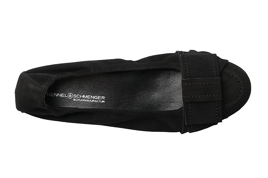 KEN FINN BLACK BALLERINAS - Crispins Shoes