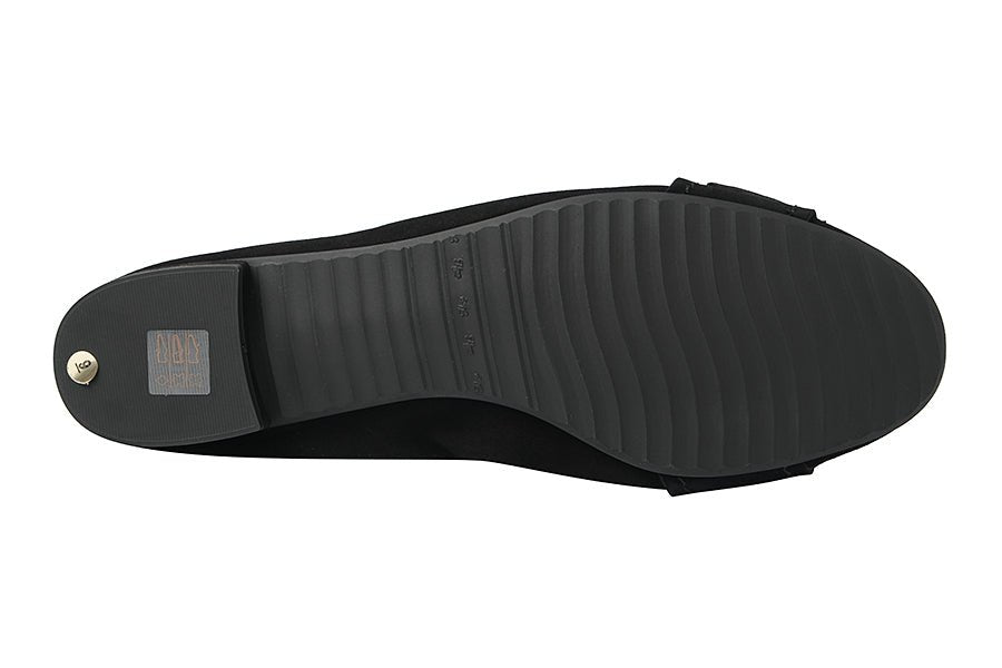 KEN FINN BLACK BALLERINAS - Crispins Shoes