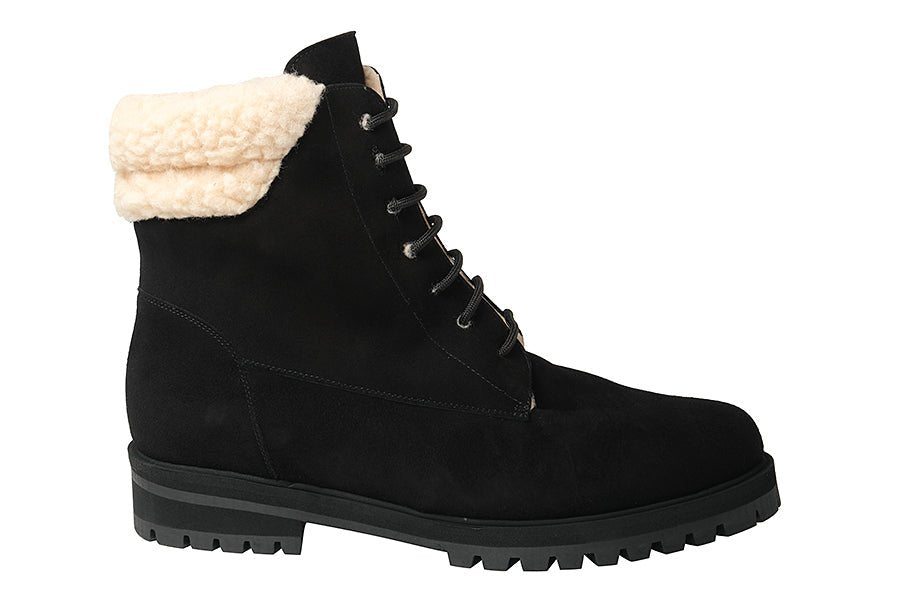 PIE PIPER BLACK ANKLE BOOTS - Crispins Shoes